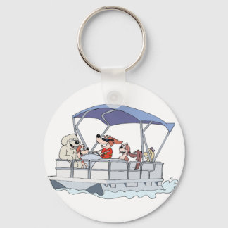 Pontoon Boat Key Ring