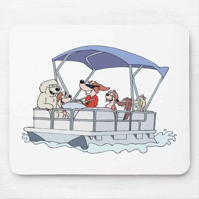 Pontoon Boat Mouse Mat (Front)