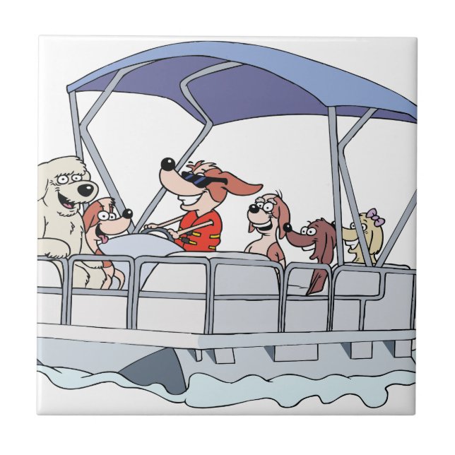 Pontoon Boat Tile (Front)