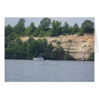 Pontoon by a Cliff