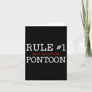Pontoon Captain Boating Gift Card