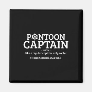 Pontoon Captain Definition Funny Pontoon Boat Boat Magnet