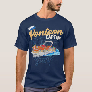 Pontoon Captain   Funny Pontoon Boating T-Shirt