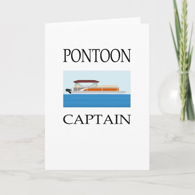 Pontoon Captain T-Shirt Card (Front)
