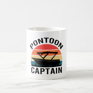 Pontoon captain Vintage funny Lovers Coffee Mug