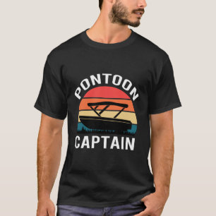 Pontoon captain Vintage funny Lovers T-Shirt