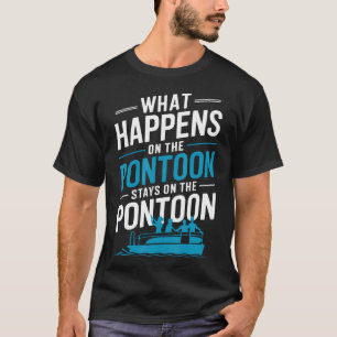 Pontoon Design For Men Women Pontoon Captain Ponto T-Shirt
