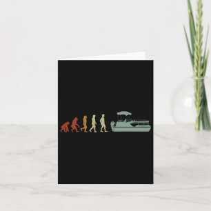 Pontoon For Men Women Pantoon Boating Lake Toon  Card