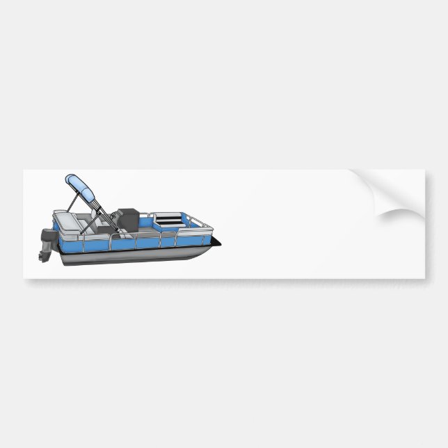 pontoon fun bumper sticker (Front)