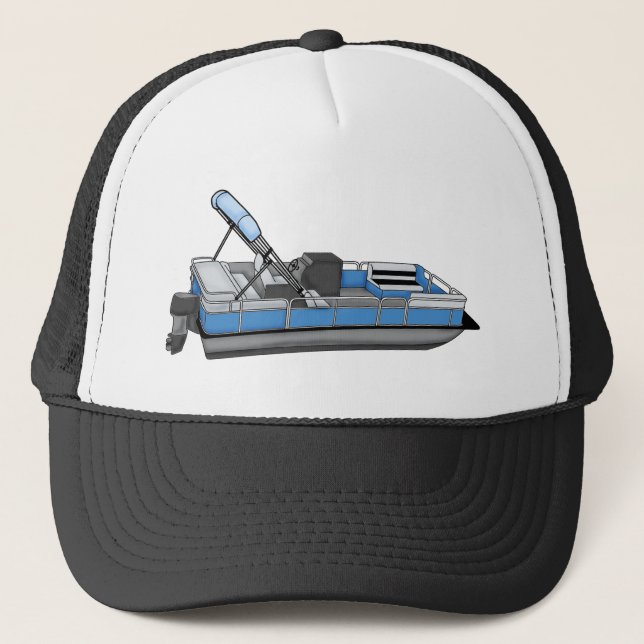 pontoon fun trucker hat (Front)