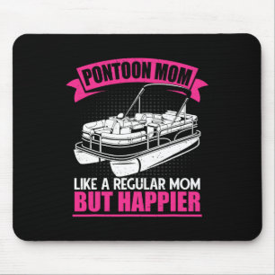 Pontoon Mum Like A Regular Mother Women Pontoon Bo Mouse Mat