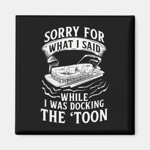 Pontoon Pontooning Toon Pantoon Pontoon Boat Lake Magnet