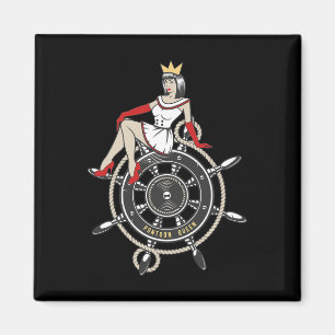 Pontoon Queen Magnet