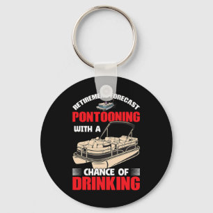 Pontooning With A Chance Of Drinking - Retired Key Ring
