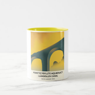Pontycysyllte Aqueduct,Llangollen,Wales Two-Tone Coffee Mug