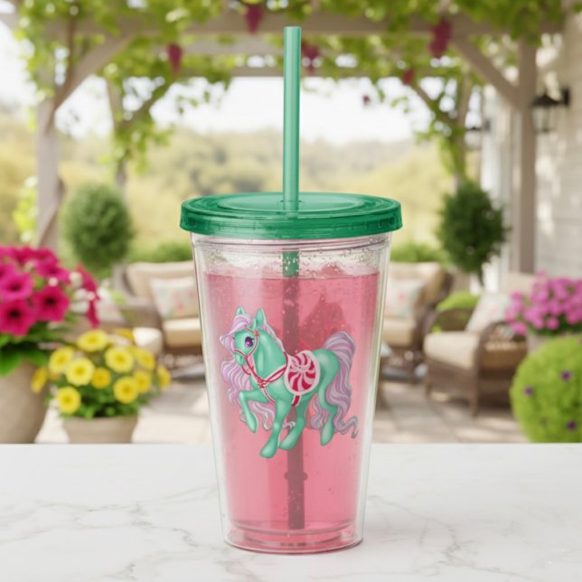 Pony Acrylic Tumbler (Creator Uploaded)