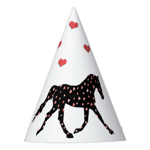 Pony and Hearts Birthday Party Hat
