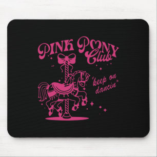 Pony And Heels Lover Pink Girls Clubs Cowgirl  Mouse Mat