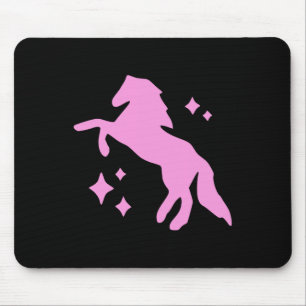 Pony And Heels Lover Pink Girls Clubs Disco Birthd Mouse Mat