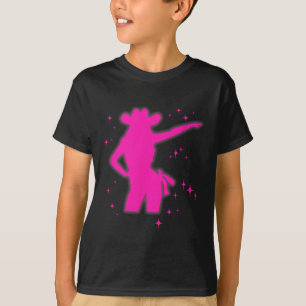 Pony And Heels Lover Pink Girls Clubs Disco Birthd T-Shirt