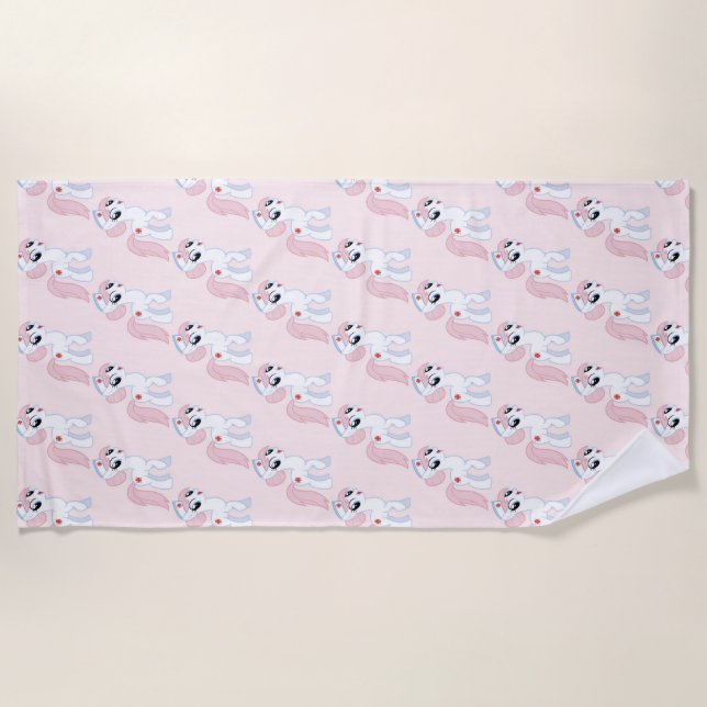 Pony Beach Towel (Front)