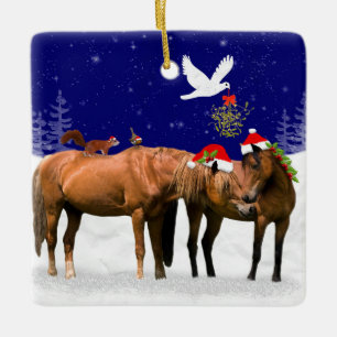 Pony Christmas Party Ornament