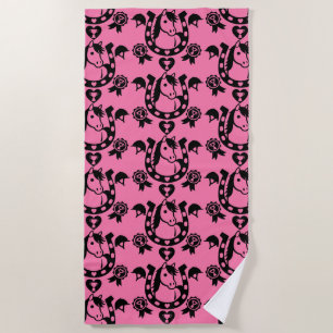 Pony Club Home Decor Wallpaper. Beach Towel