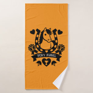 Pony Club Rider Bath Towel