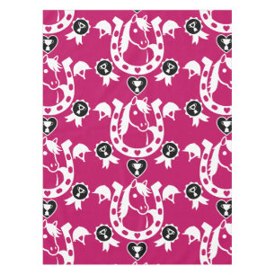 Pony Dressage Home Decor Tablecloth