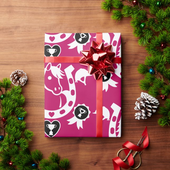 Pony Dressage Home Decor Wrapping Paper (Holiday Gift)