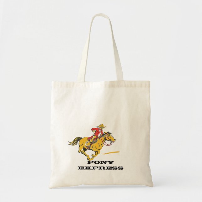 Pony Express Fashionable Mail Tote Sack Bags (Front)