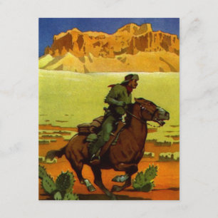 Pony Express Postal Service Retirement Invitation
