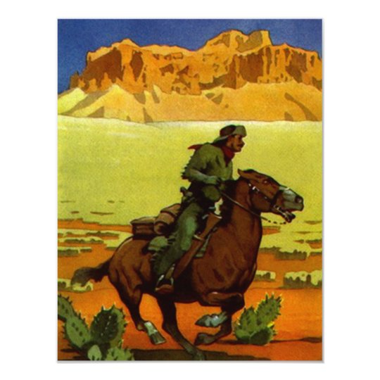 Pony Express Postal Service Retirement Invitation