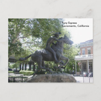 Pony Express Postcard