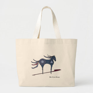 Pony From the Plains Large Tote Bag