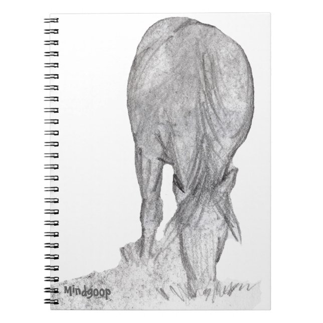 pony grazing spiral notebook (Front)