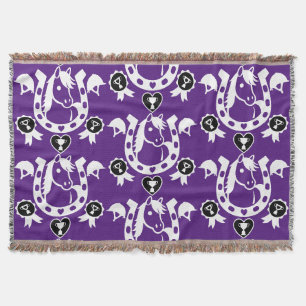 Pony Horse Home Throw Blanket