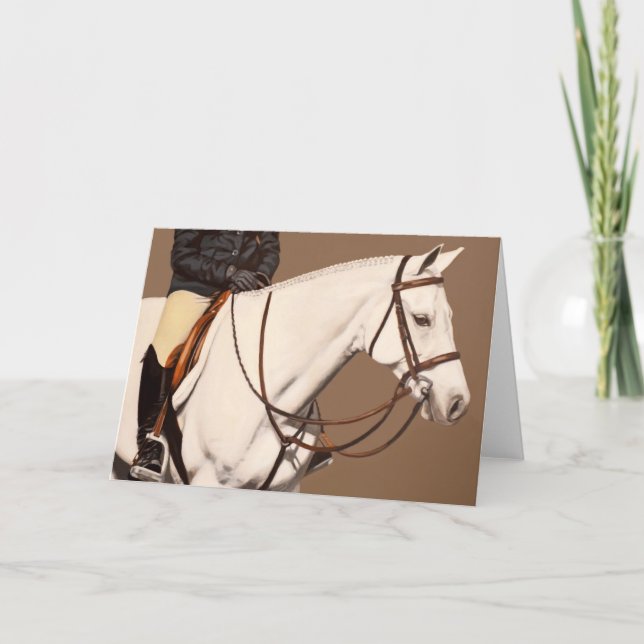 Pony Hunter Greeting Card (Front)