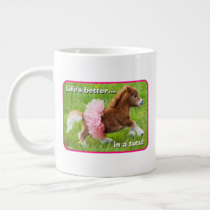 Pony in Tutu Large Coffee Mug