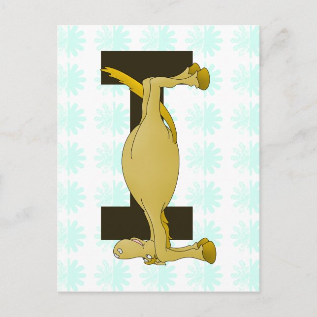 pony monogram I zazzle no shadow.png Postcard (Front)