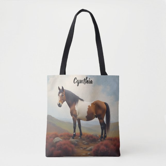 Pony on a Moor Tote Bag (Front)