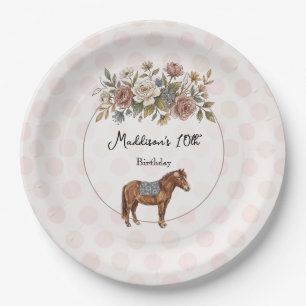Pony Paper Plate
