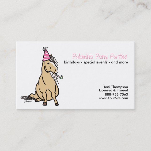 Pony Parties Business Card (Front)
