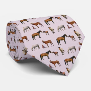 Pony Party Tie (Dusty Pink)