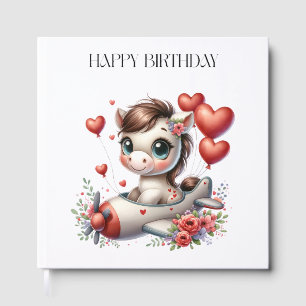 Pony Pilot Birthday Guest Book
