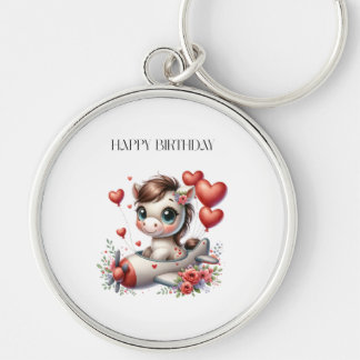Pony Pilot Birthday Key Ring