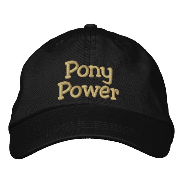 Pony Power Embroidered Hat (Front)