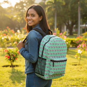 Pony Printed Backpack