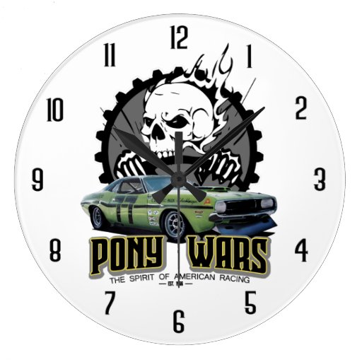 Image of Pony Wars Large Clock