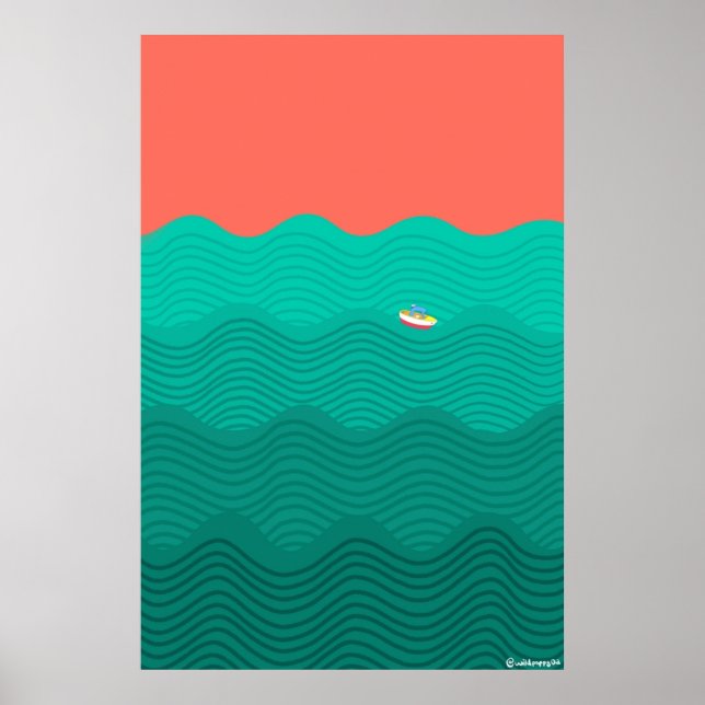 Ponyo Inspired Poster (Front)